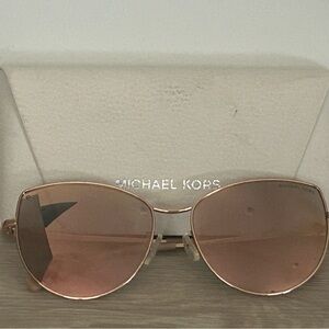 EUC Michael Kors MK1062 Rose Gold Sunglasses